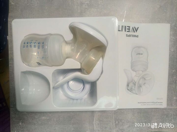 Молокоотсос avent ручной