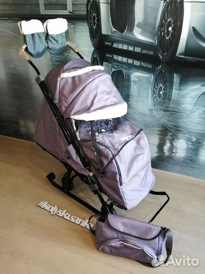 Коляска санки