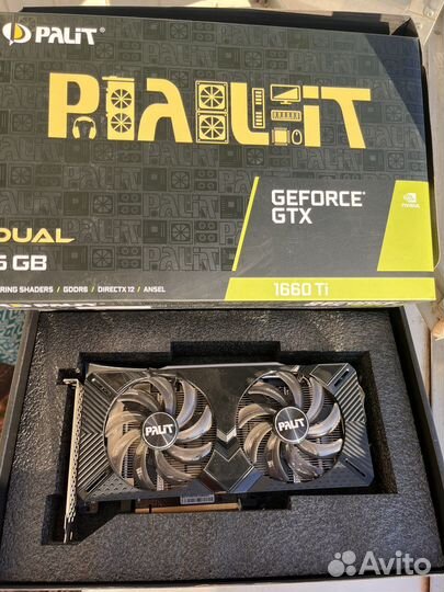 Видеокарта gtx 1660 ti 6gb