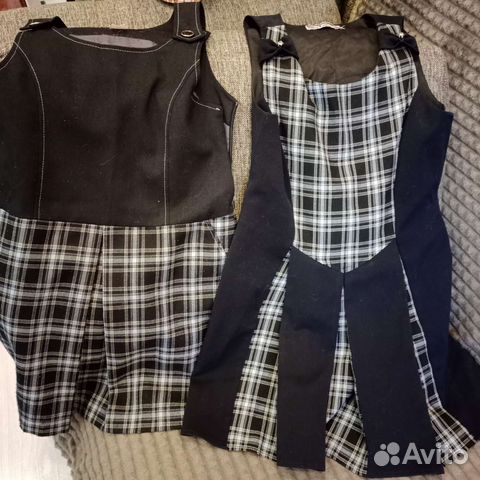 Школьная форма синяя, блузки 128-134