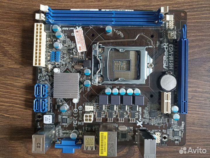 Материнская плата ASRock H61M-VG3