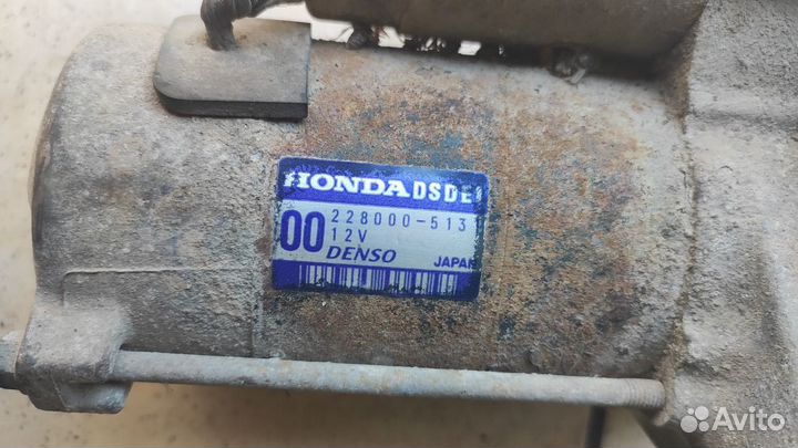Стартер honda cr-v rd1 orthia b20b b20z АКПП
