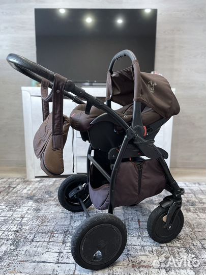 Коляска Tutis zippy 3 в 1 шоколад