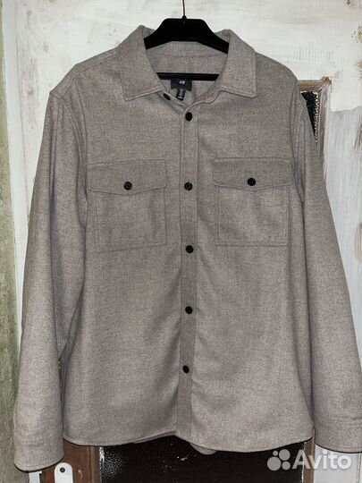 Теплая рубашка H&M