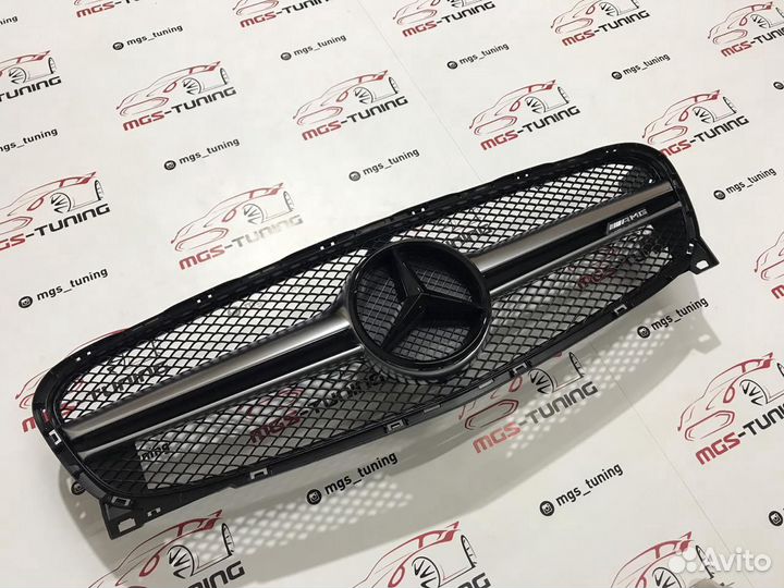 Решетка GLA в стиле AMG 45 Chrome + амг 17+