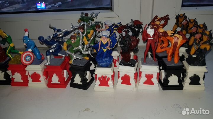 Шахматные фигурки Марвел - набор от деагостини