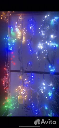 Гирлянда штора