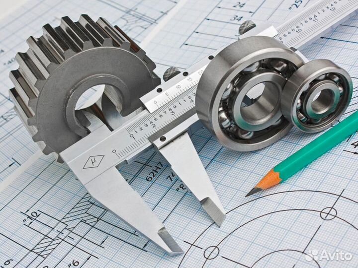 Изготовление чертежей, 3D моделей, компас, autocad