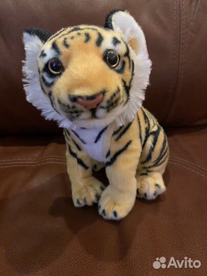 Мягкая игрушка тигр, высота 22 см