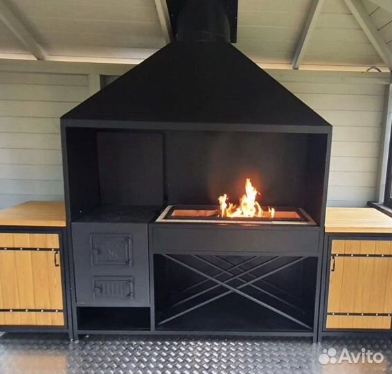 Мангальная зона, мангал барбекю