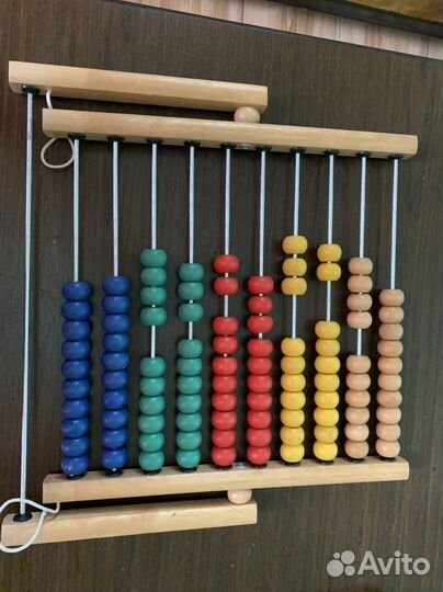 Счеты деревянные детсчкие IKEA икея