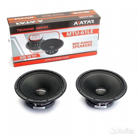 Динамики 16см. Avatar mtu- 61 LE 300w