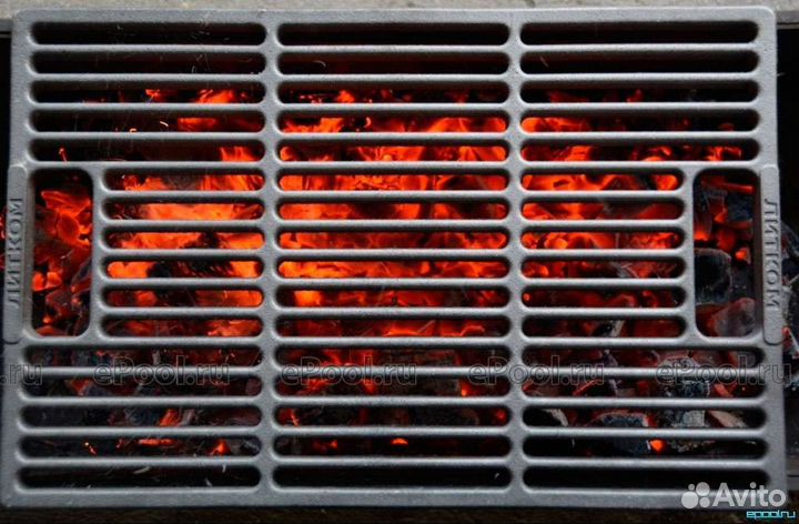 Чугунная решетка гриль