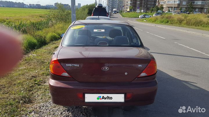 Kia Spectra 1.6 МТ, 2006, 231 000 км