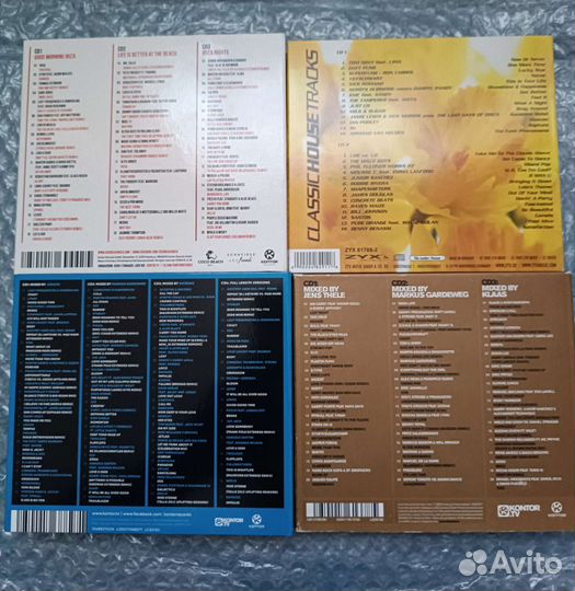 CD фирменные. Kontor, Pakito, DJ Quicksilver