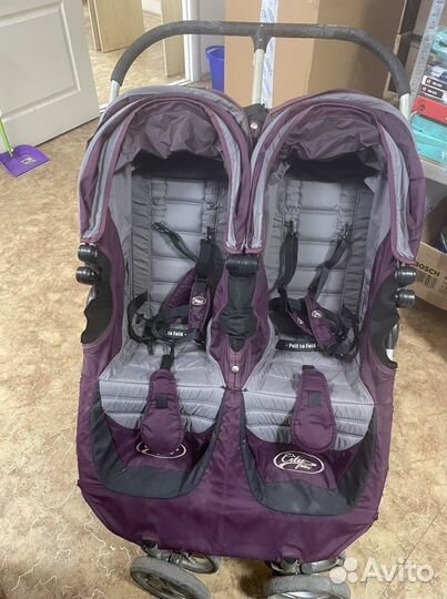 Коляска для двойни baby jogger city mini