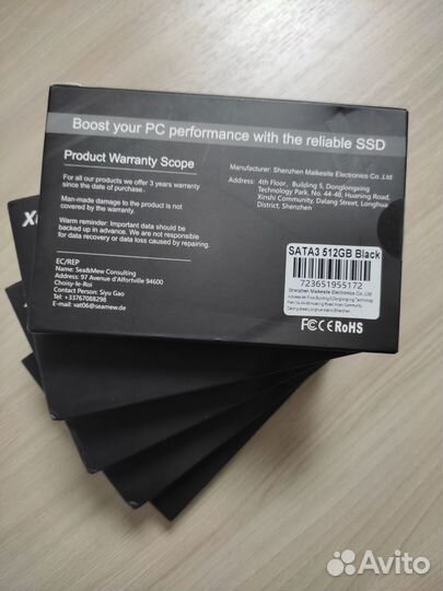 Ssd 512gb Жёсткий диск для пк