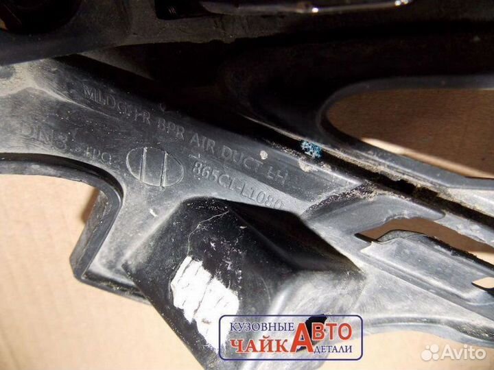 Решетка бампера передняя левая Hyundai Sonata 8 DN