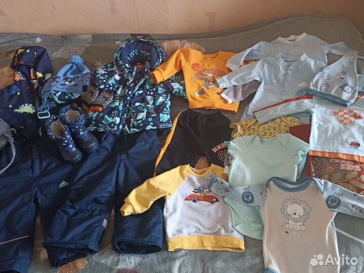 Вещи пакетом на мальчика 80-86