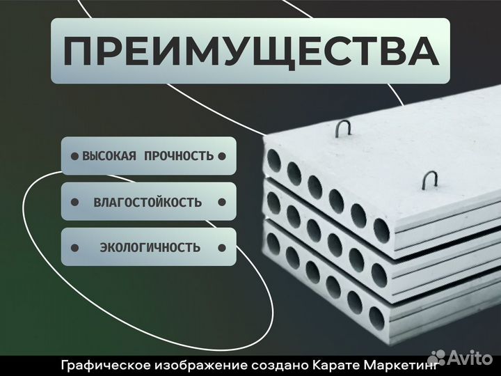 Плита перекрытия пк 28-10-8