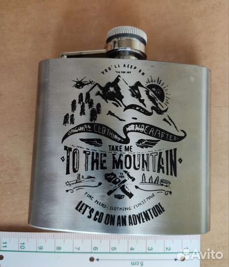 Фляжка из нержавейки