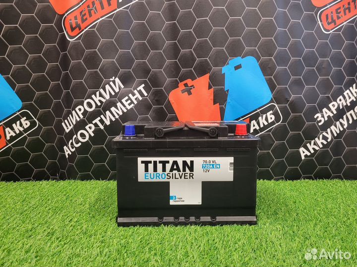 Аккумулятор titan eurosilver 70 Ah о.п