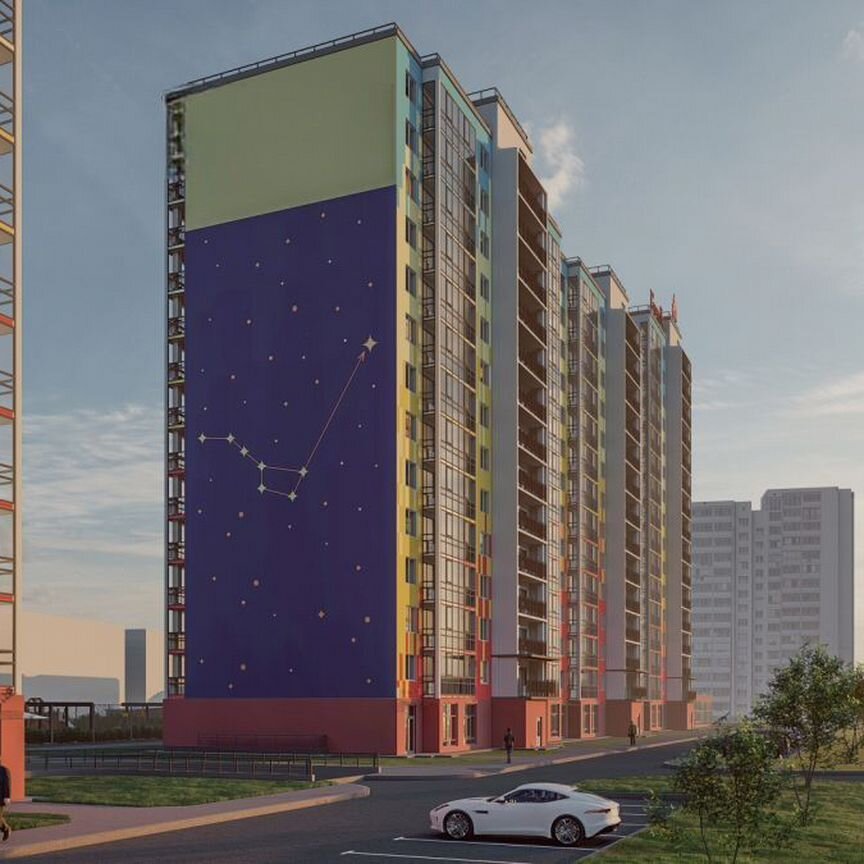 1-к. квартира, 40,4 м², 11/15 эт.