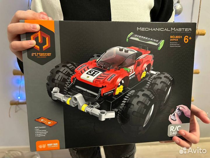 Конструктор im.master монстр-трак красный на ру