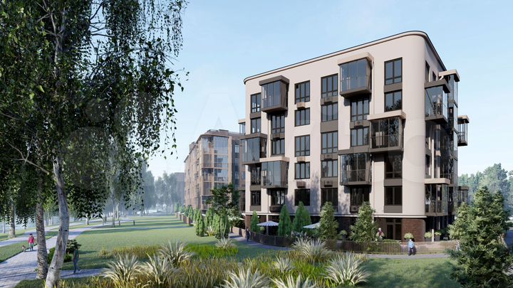 2-к. квартира, 71,3 м², 5/6 эт.