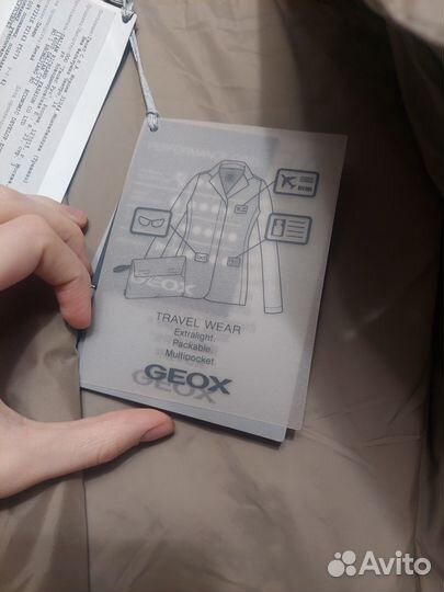 Женский плащ geox Новый, бежевый