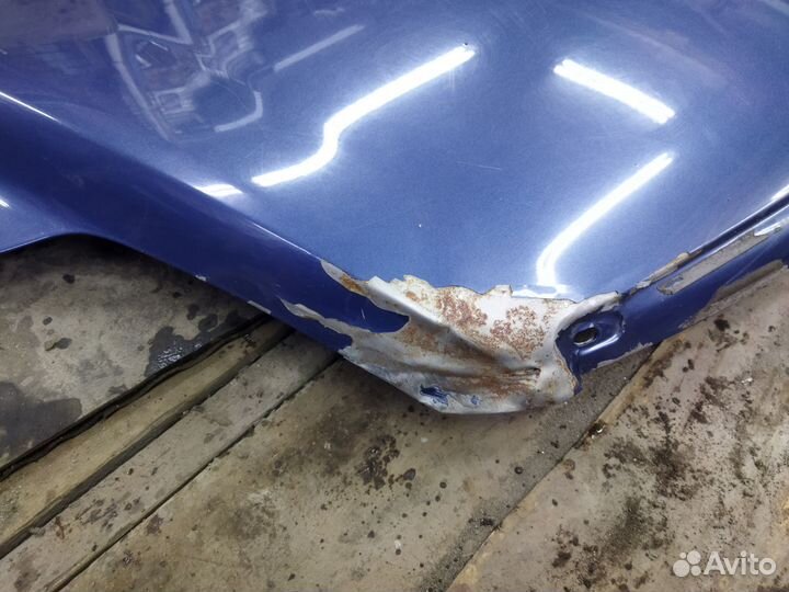 Капот ford focus 2 рестайлинг синий