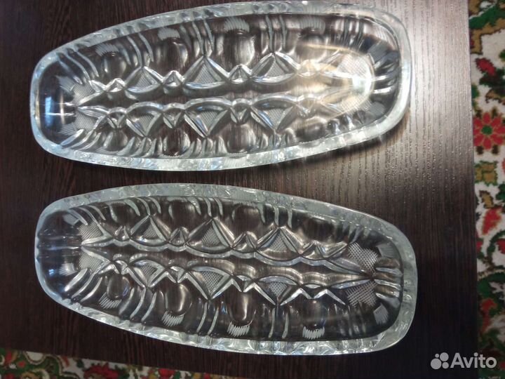 Салатники хрустальные