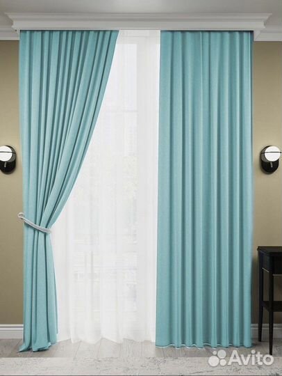 Шторы новые канвас