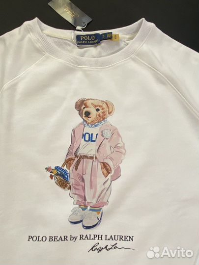 Polo ralph lauren bear свитшот женский