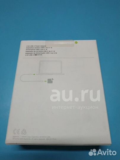 Блок питания Apple USB-C, Type-C 61W для A1718