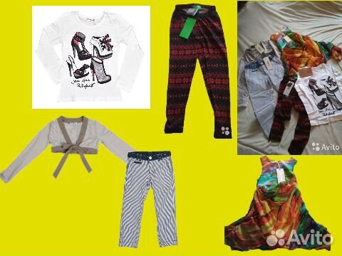 Пакеты новых и б/у вещей 122 размера на любой вкус