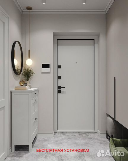 Входная дверь с качественной установкой