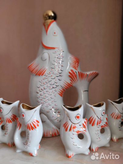 Штоф-статуэтка рыбка