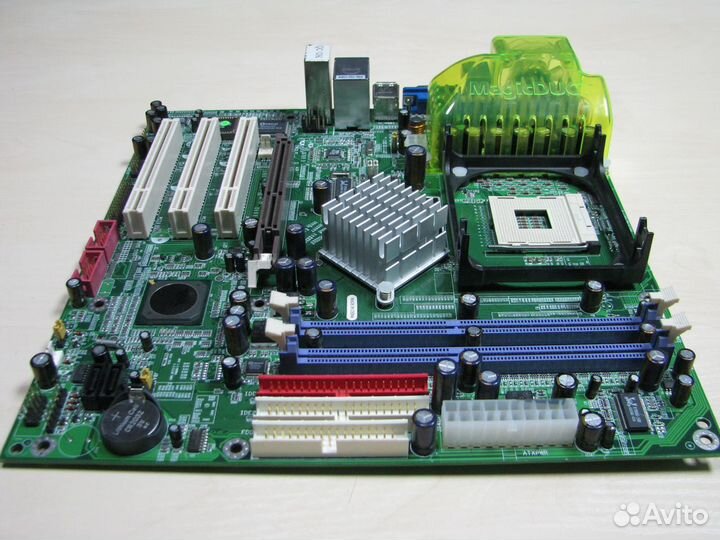 Материнка Jetway magicduct PM800DMS Socket-478