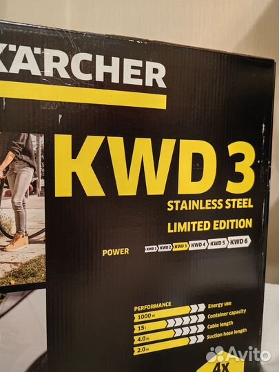 Хозяйственный пылесос Karcher KWD 3 V-15/4/20