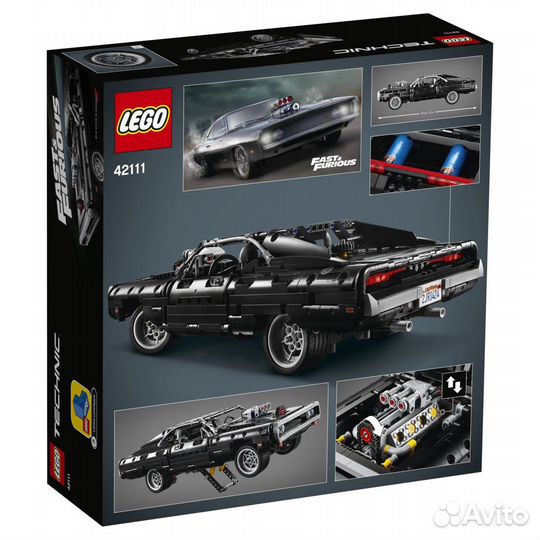 Новый Lego 42111 Dodge Charger Доминика Торетто