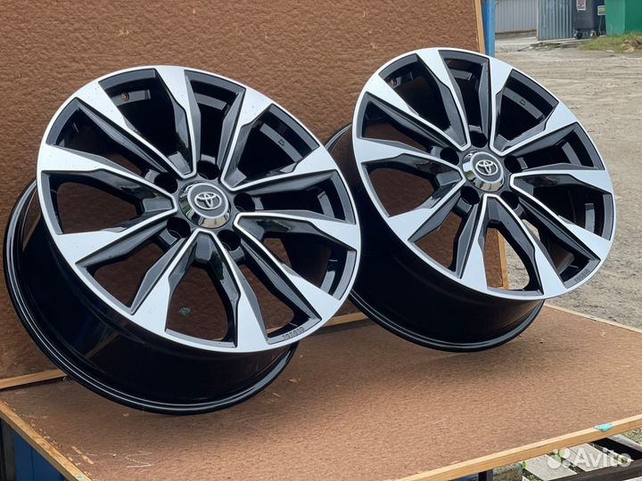 Диски для Toyota Lexus R21 черные с полировкой