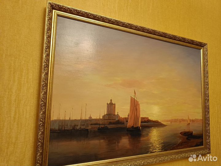 Картина холст масло Айвазовский. Копия 78 х 115см