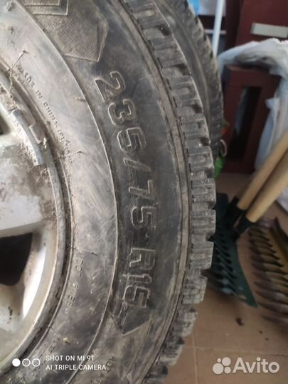 Диски литые, шины 135*75/R15