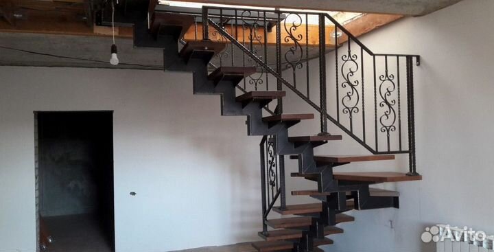 Лестница в стиле лофт