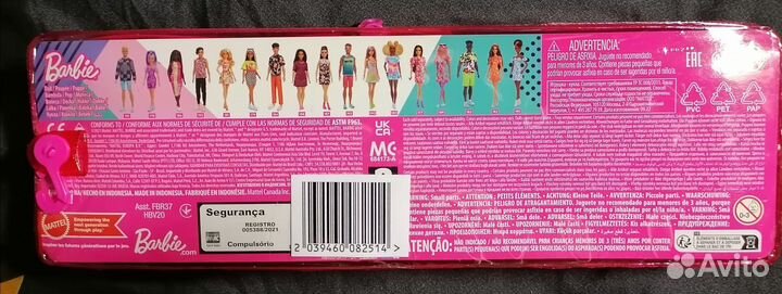 Кукла barbie fashionistas 188 с пышными формами