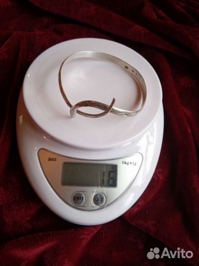 Эксклюзивный браслет серебряный 