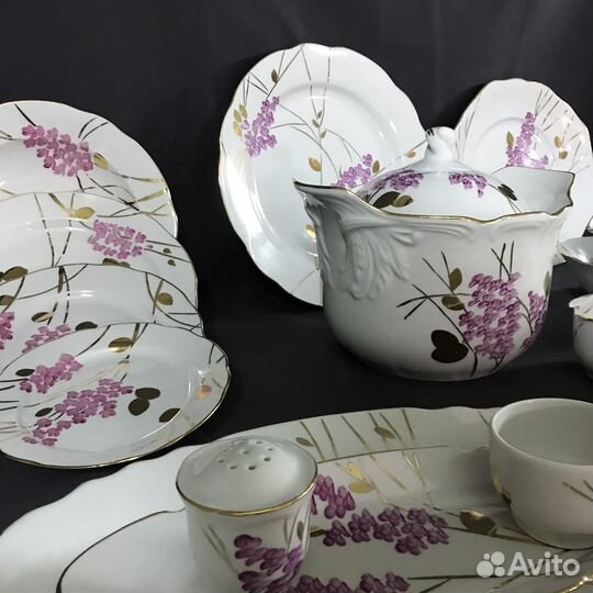 Сервиз столовый Розовая сирень