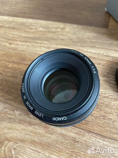 Объектив canon 50mm 1 4