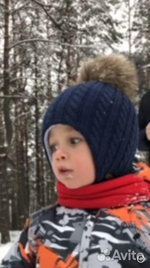 Nels Зимняя шапка шерсть 48 50 размер